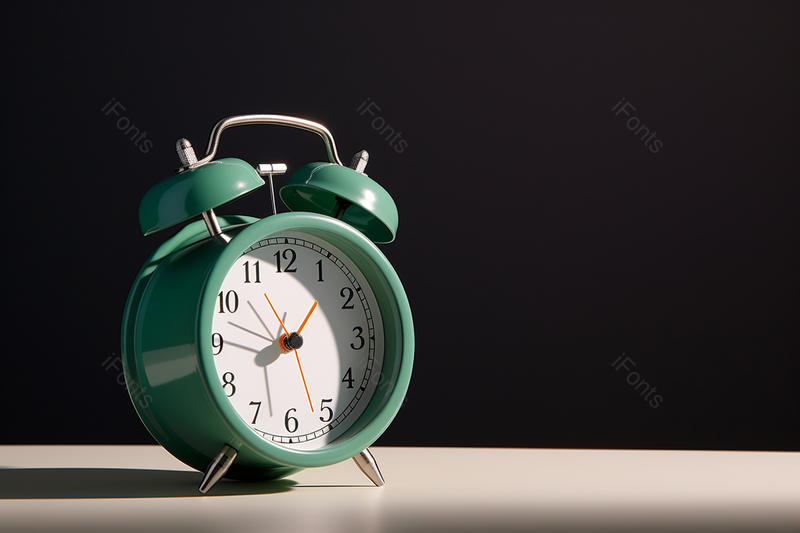 时钟闹钟钟表时间光影纯色背景图,高清,摄影图,摄影图片,图片大全,摄影图免费下载